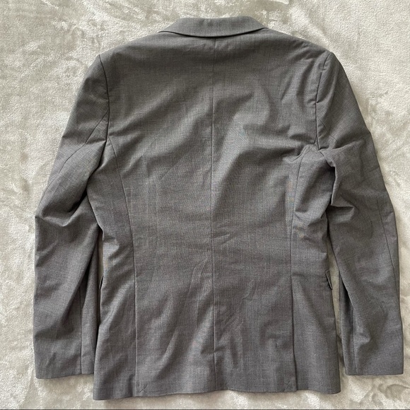 H&M Regular Fit Gray Blazer Size 40R - Picture 3 of 7